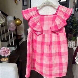 Tucker + Tate Pink Plaid Ruffle Dress